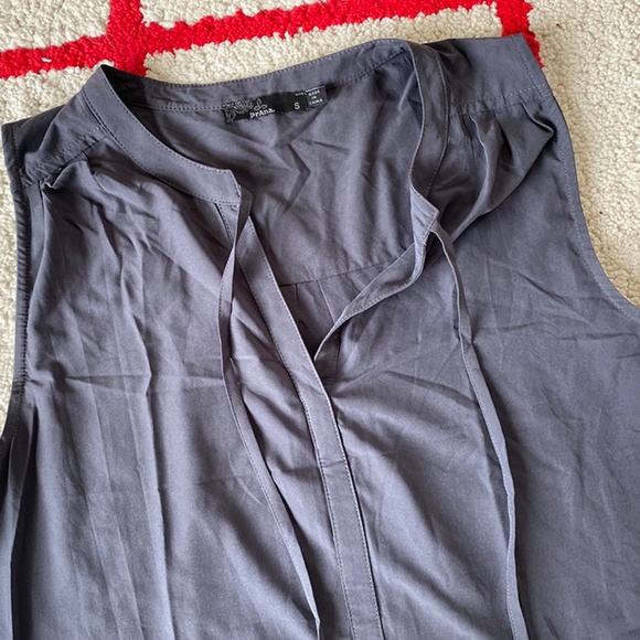 Prana Natassa Travel Sleeveless Tunic - Slate Grey S - Picture 2 of 8